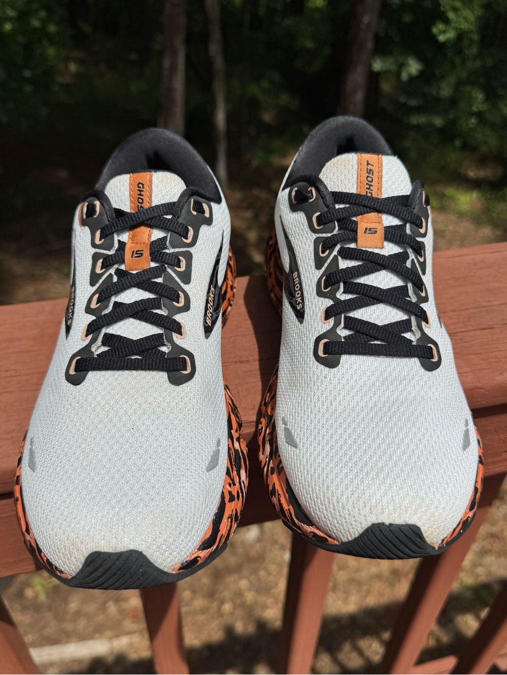 Brooks Ghost 15 Run Wild Women’s Running Shoes – Size 9 leopard print - Picture 3 of 12